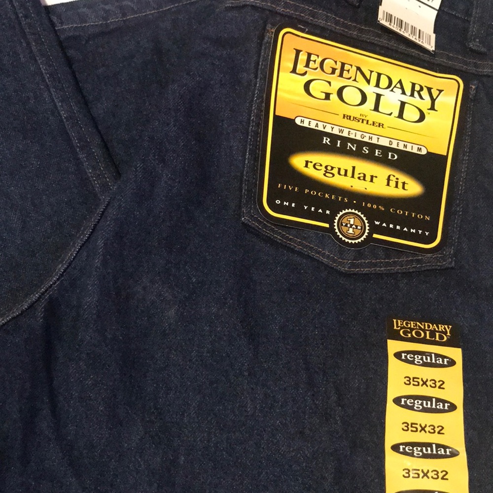 Legendary Gold by Rustler NWT Mens Regular Jeans